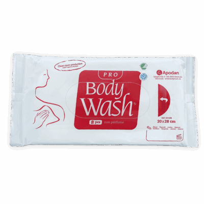 BodyWash® Pro – vaskeservietter til sengebad og kropspleje